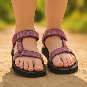 Teva Women's SZ 9 Original Universal Sandal 1003987 Purple Multi-Color NWT